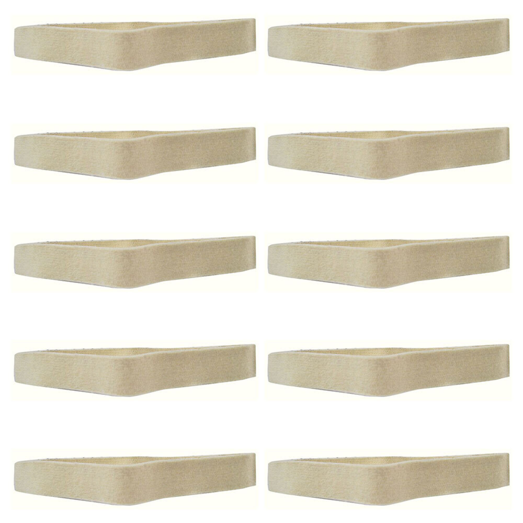 Specialty Diamond HPGFB-10 1-1/2 Inch x 30 Inch Felt Polishing Belt - (10/Pack) - Metabo 626323000